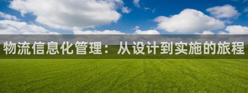 超凡国际平台注册：物流信息化管理：从