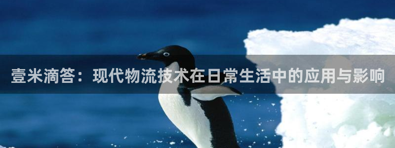 超凡国际取保：壹米滴答：现代物流技术