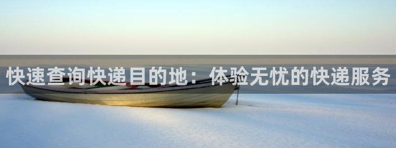 超凡国际注册链接：快速查询快递目的地